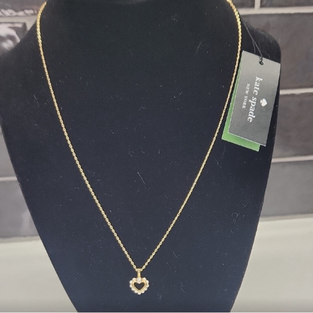 Kate Spade Shining Spade Necklace NWT